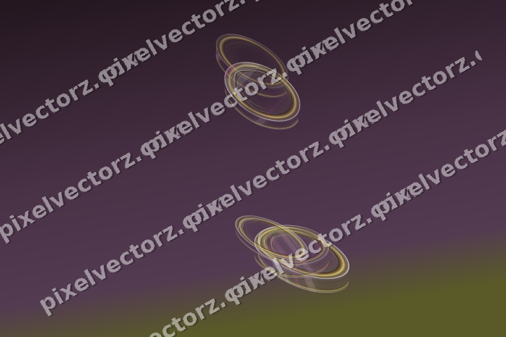 Abstract glass arc in dark magenta and lime