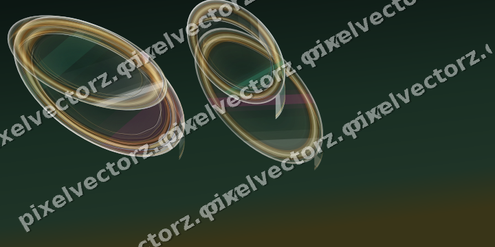 Abstract glass arc in dark magenta and pink