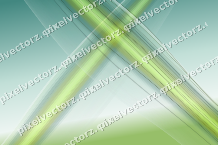 Abstrakter Glasbogen in Grün und Limette