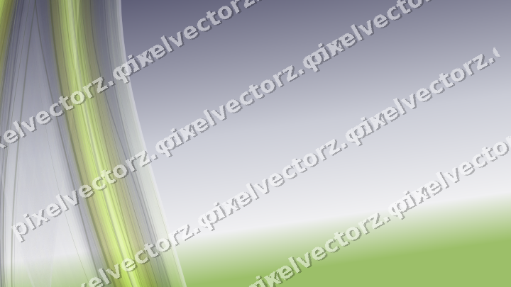 Abstrakter Glasbogen in Violett und Limette