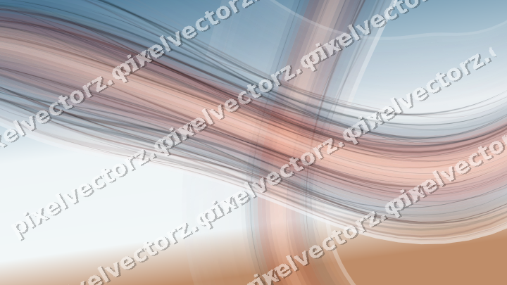 Abstrakter Glasbogen in Orange und Türkis