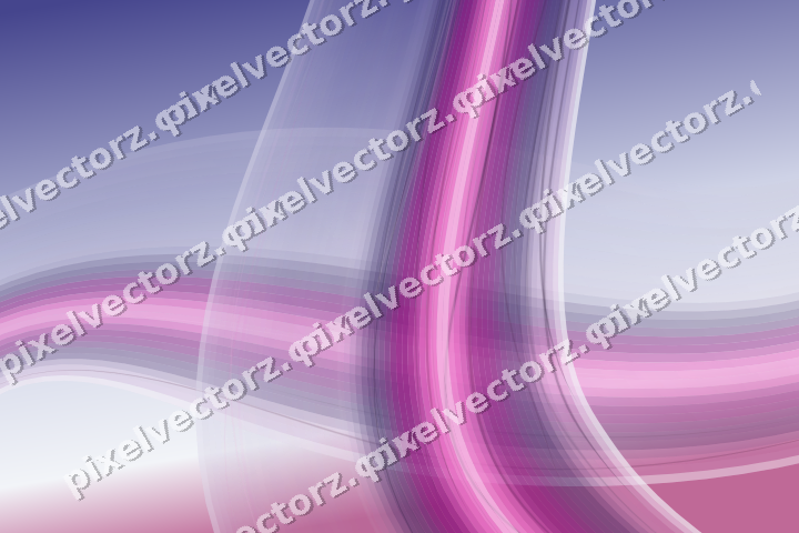 Abstrakter Glasbogen in Violett und Blau