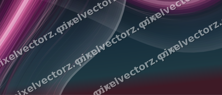 Abstrakter Glasbogen in Magenta und Violett