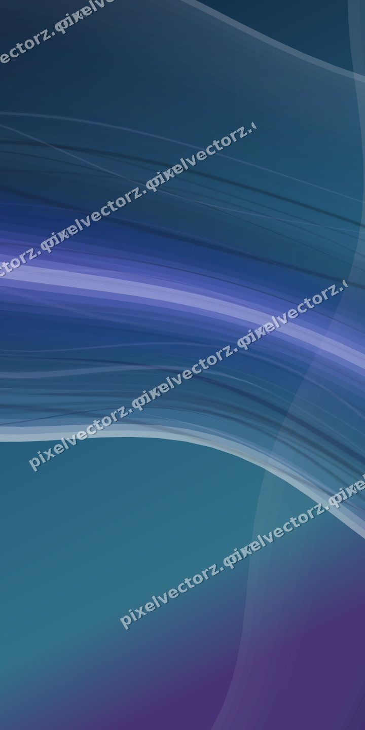 Abstrakter Glasbogen in Blau und Türkis