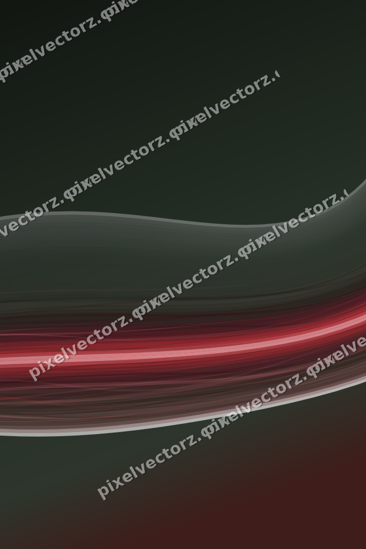 Abstrakter Glasbogen in Rot und Blasslimette