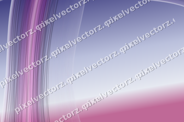 Abstrakter Glasbogen in Violett und Blau
