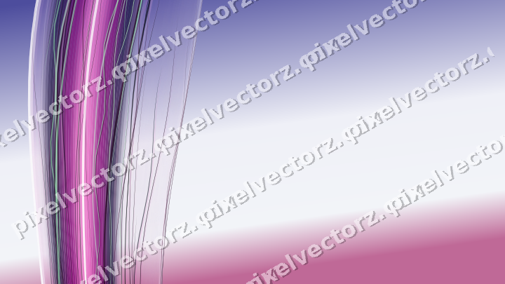 Abstrakter Glasbogen in Violett und Blau