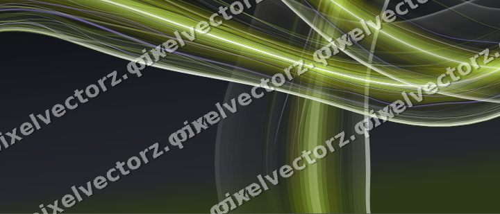 Abstrakter Glasbogen in Violett und Limette