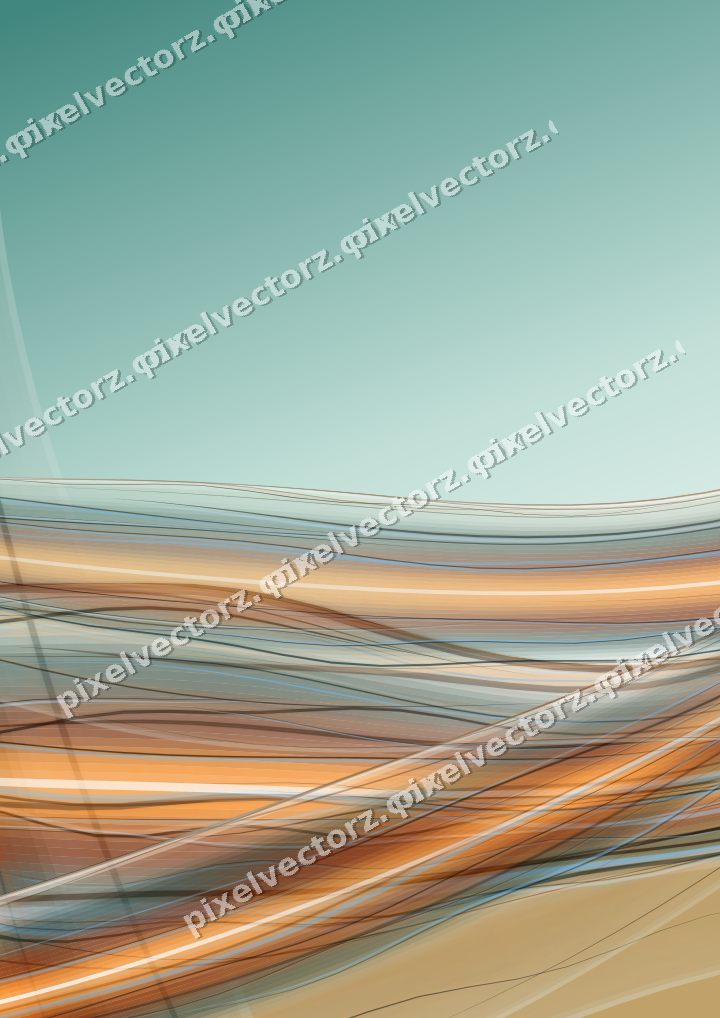 Abstrakter Glasbogen in Rosa und Orange