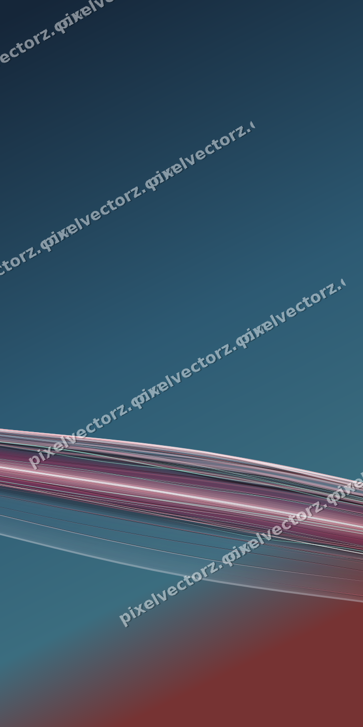 Abstrakter Glasbogen in Blassrosa und Blassrot