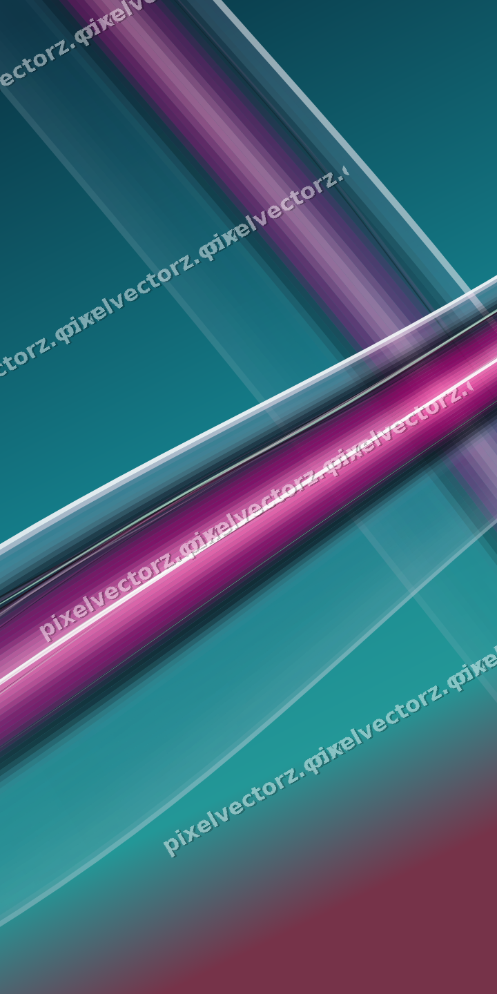 Abstrakter Glasbogen in Magenta und Violett