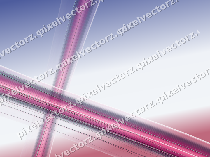 Abstrakter Glasbogen in Rosa und Blau