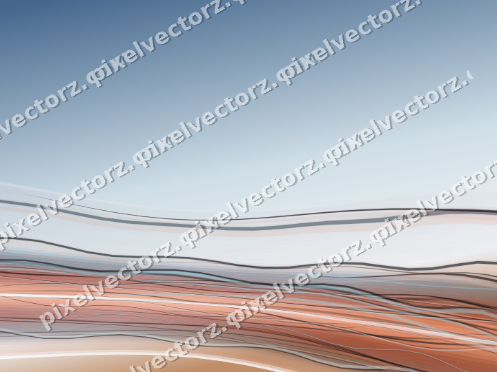 Abstrakter Glasbogen in Rot und Orange