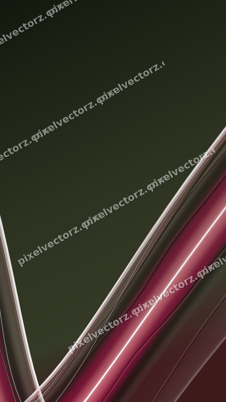 Abstrakter Glasbogen in Rosa und Dunkellimette
