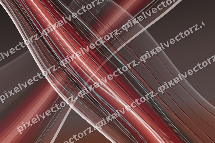 Abstrakter Glasbogen in Rot und Blassbernstein