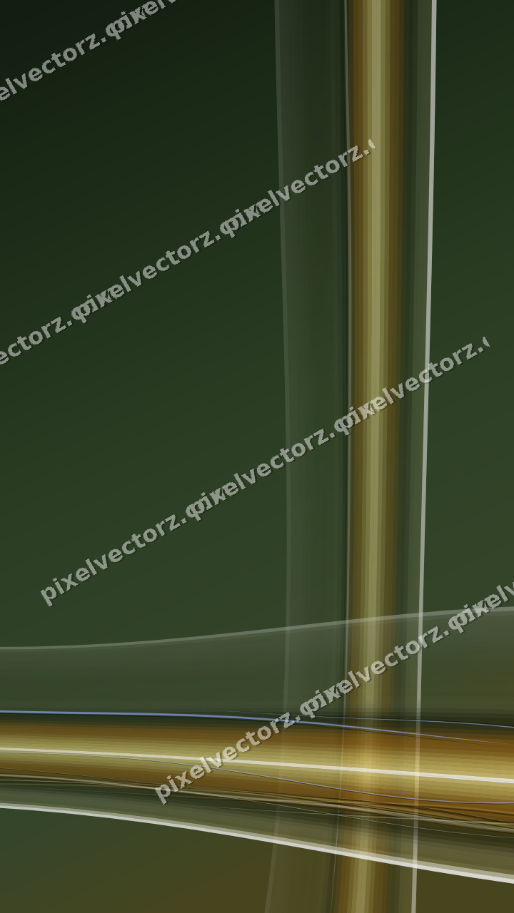 Abstrakter Glasbogen in Limette und Gelb