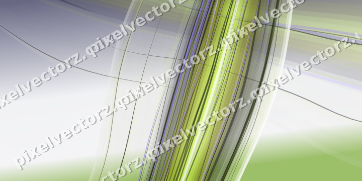 Abstrakter Glasbogen in Violett und Limette