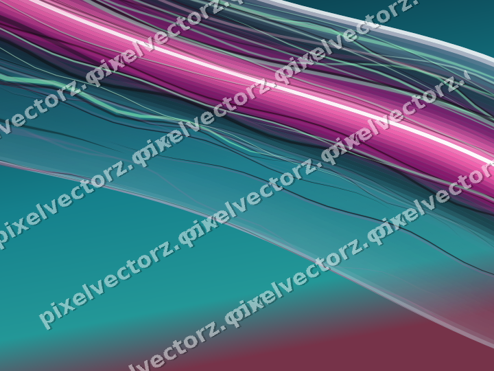 Abstrakter Glasbogen in Magenta und Violett