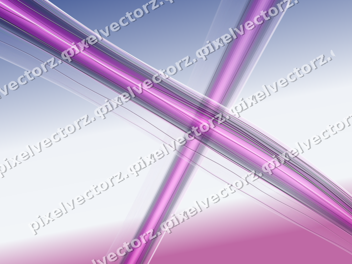 Abstrakter Glasbogen in Violett und Blau