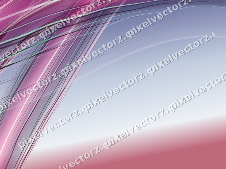 Abstrakter Glasbogen in Rosa und Blau