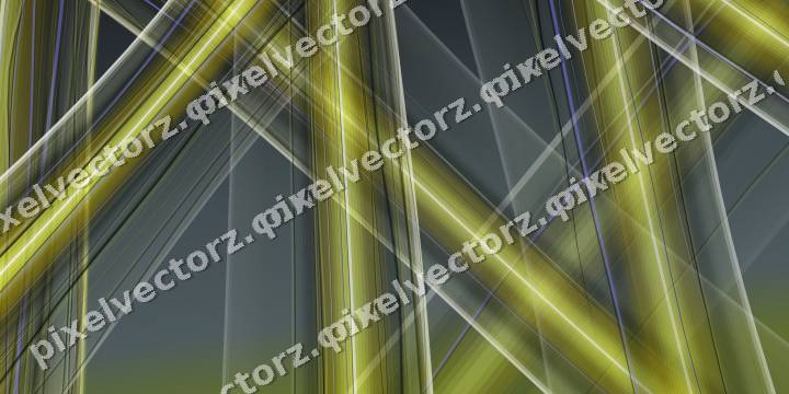Abstrakter Glasbogen in Gelb und Grau