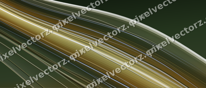 Abstrakter Glasbogen in Limette und Gelb