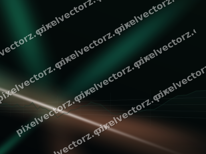 Leuchtender Neon Diagramm Hintergrund in Grün und Orange