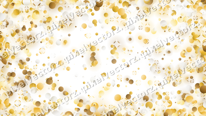 Glitzervignette aus Punkten auf transparentem Grund