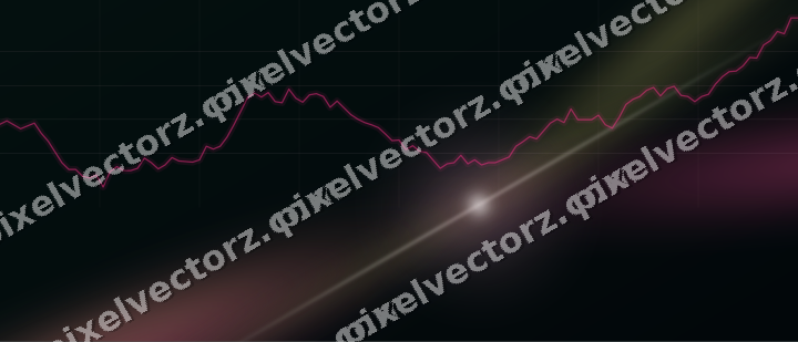 Leuchtender Neon Diagramm Hintergrund in Rosa und Orange