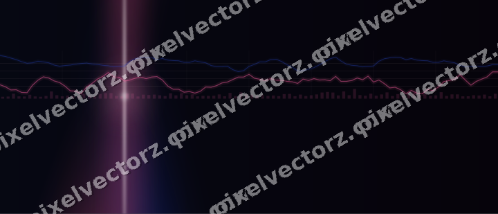 Leuchtender Neon Diagramm Hintergrund in Rosa und Blau