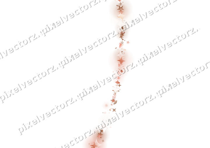 Glitzerbogen aus Sternen und Schneeflocken auf transparentem Grund