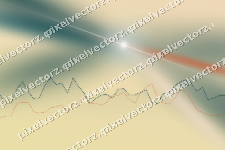 Zarter Pastell Diagramm Hintergrund in Dunkelpetrol und Orange