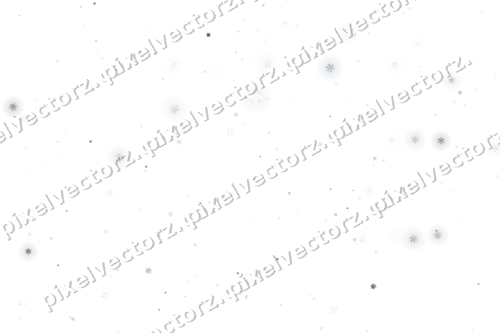 Glitzerstreuung aus Sternen und Schneeflocken auf transparentem Grund