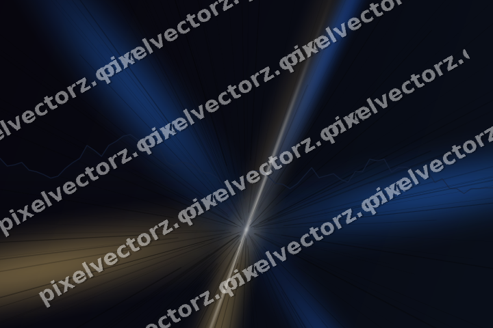 Leuchtender Neon Diagramm Hintergrund in Blau und Bernstein