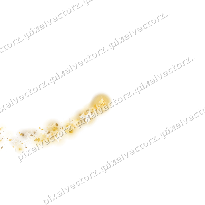 Sternenschweif aus Rauten auf transparentem Grund