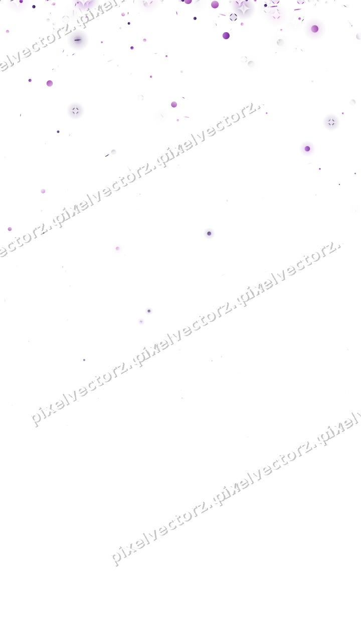 Glitzerregen aus Punkten und Splittern auf transparentem Grund