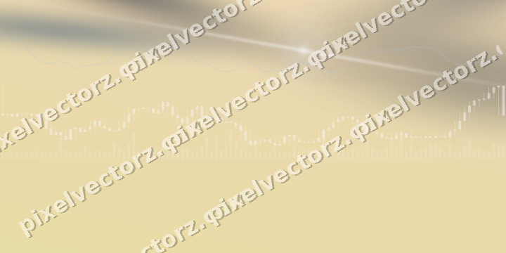 Zarter Pastell Diagramm Hintergrund in Dunkelblau und Orange