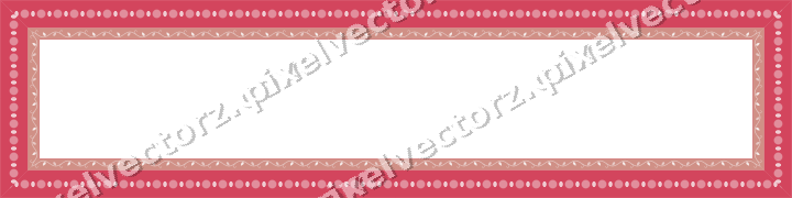 Decorative picture frame border in pale pink with bead and reel