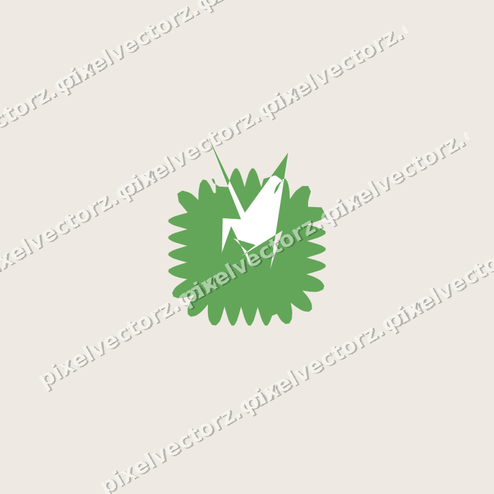 Decorative patterned mat frame in lime and yellow with plain ground