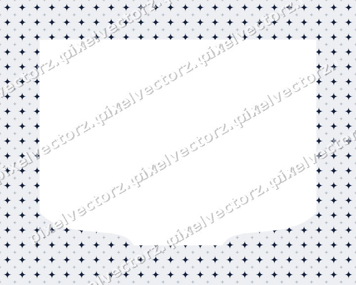 Decorative patterned mat frame in dark blue with sparkle pattern