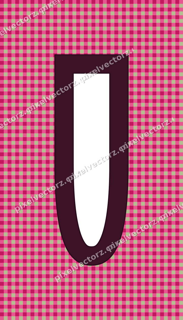 Decorative patterned mat frame in lime and pink with gingham check