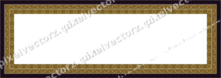 Decorative picture frame border in dark magenta with gothic tracery