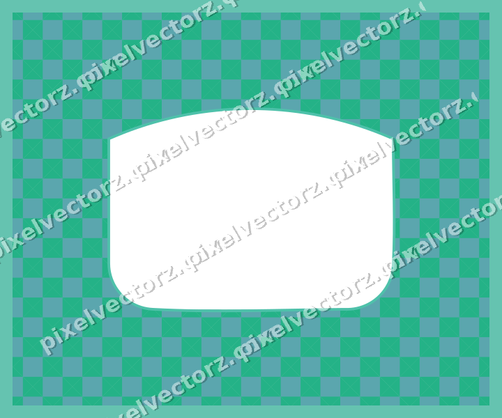 Decorative patterned mat frame in green with harlequin diamonds