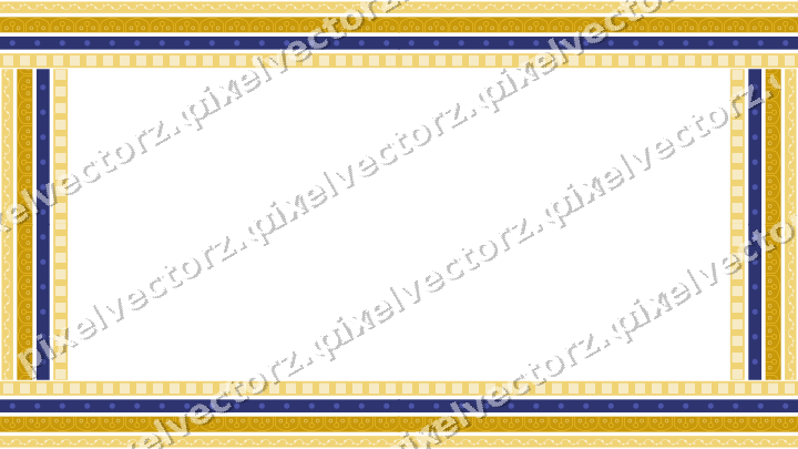 Decorative picture frame border in dark blue with scrolling vine