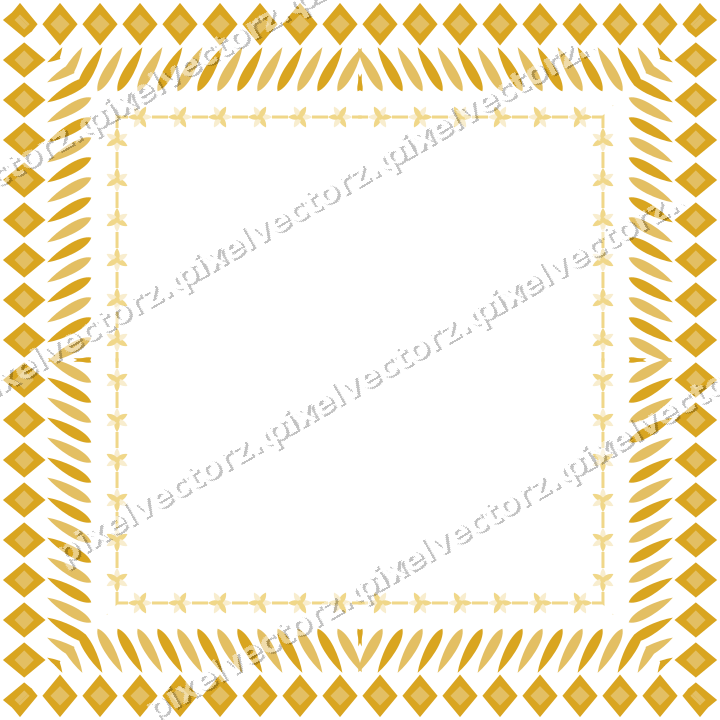 Decorative picture frame border in amber and purple with diamond band