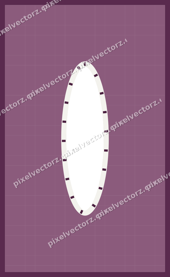 Decorative patterned mat frame in dark magenta with harlequin diamonds