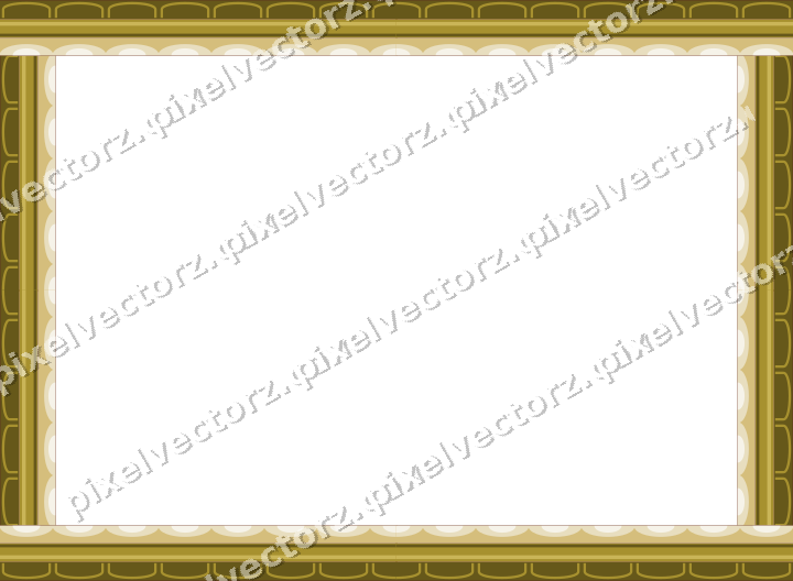 Decorative picture frame border in dark pink and red with scale band