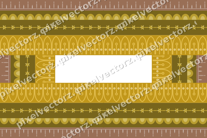 Decorative picture frame border in amber with bud and stem