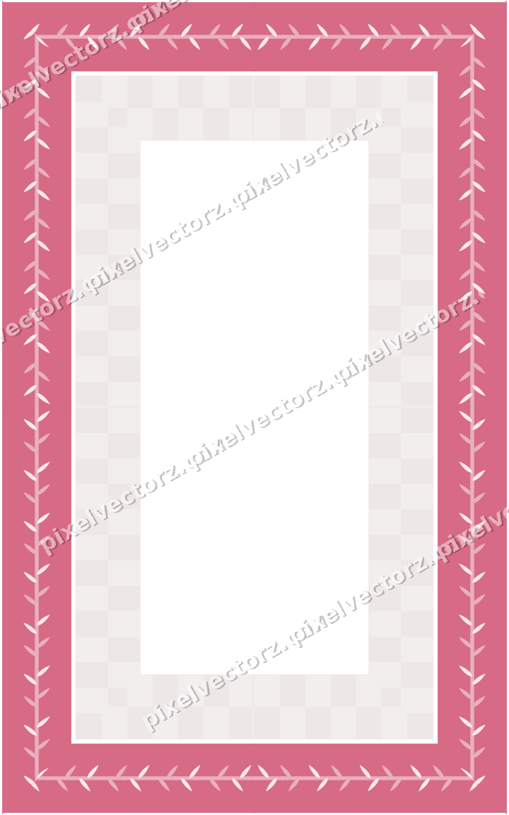 Decorative picture frame border in pale pink with laurel moulding