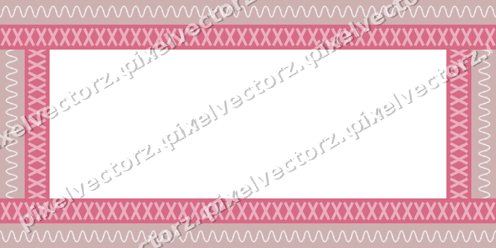 Decorative picture frame border in pale pink with scrolling vine